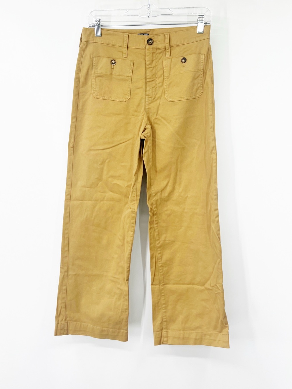 J. Crew Sailor Slim Wide-Leg Chino Pants High Rise